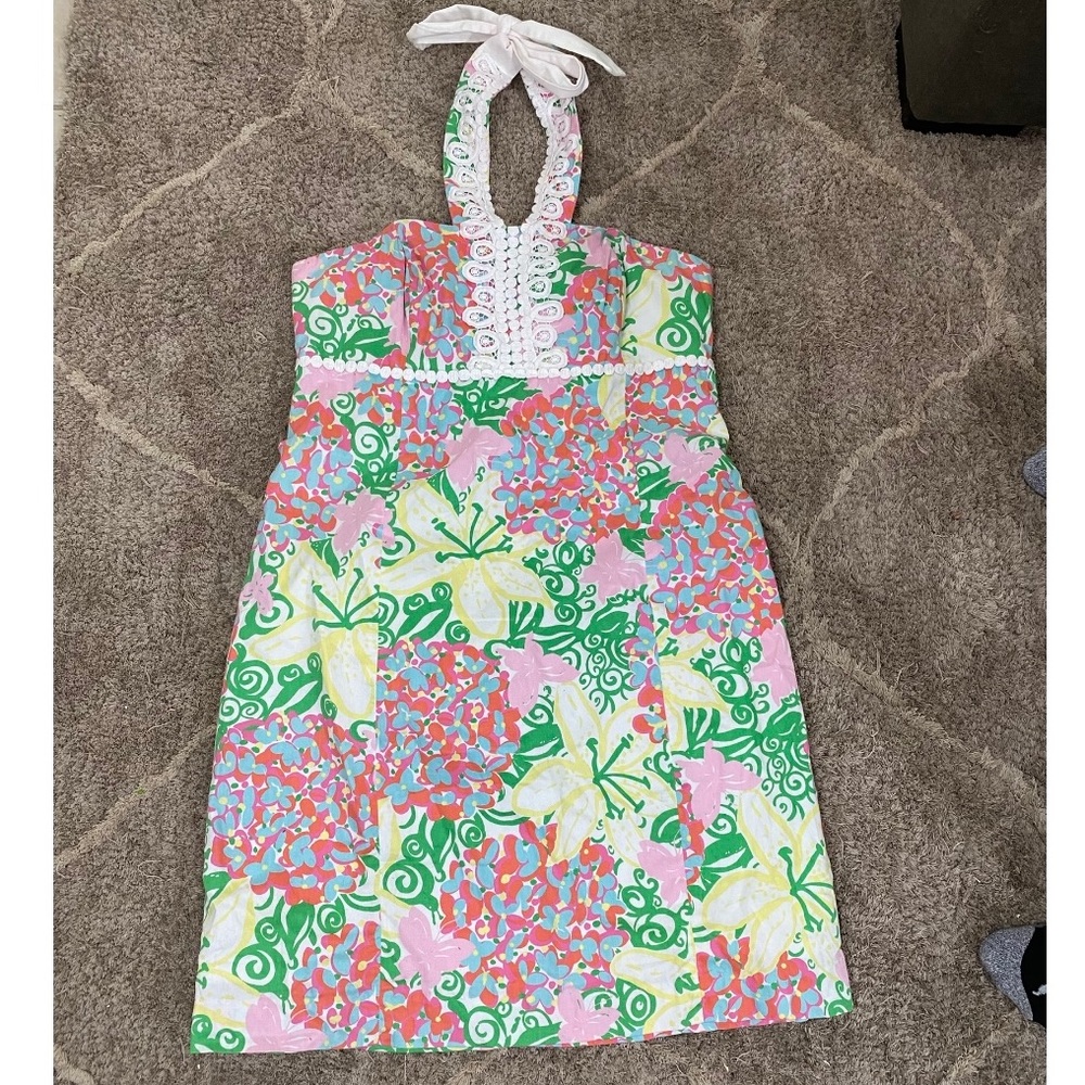 ***SOLD on cross post ***  Lilly Pulitzer halter dress 😍